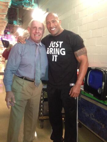 The Rock et Ric Flair